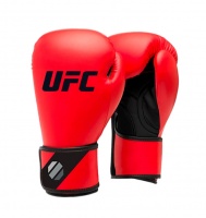  Перчатки UFC тренировочные для спарринга 14 унций Красный