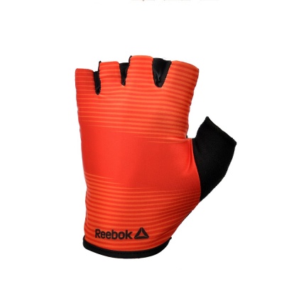  Тренировочные перчатки Reebok RAGB-11236RD (без пальцев) красные размер L