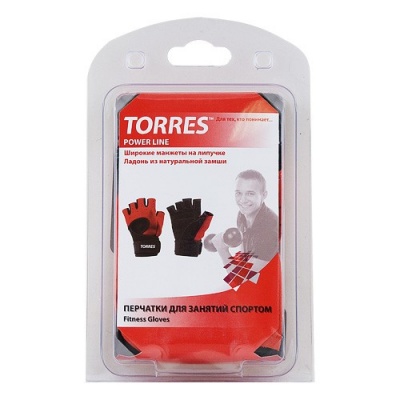  Перчатки тяжелоатлетические Torres PL6020S