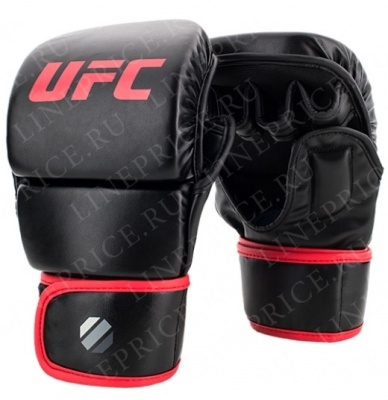  Перчатки MMA для спарринга UFC 8 унций S/M - BK