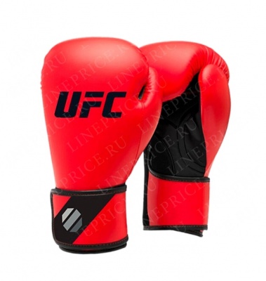  Перчатки UFC тренировочные для спарринга 16 унций Красный