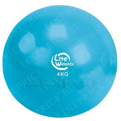  Медбол 4кг Lite Weights 1704LW (голубой)